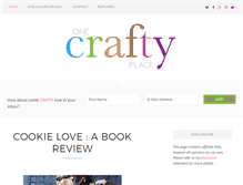 Tablet Screenshot of onecraftyplace.com
